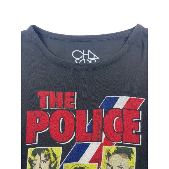 The Police 80's Tour Grey Men's Chaser T Shirt Sz S - Picture 5 of 6